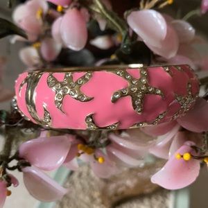 Vintage enamel JB bracelet